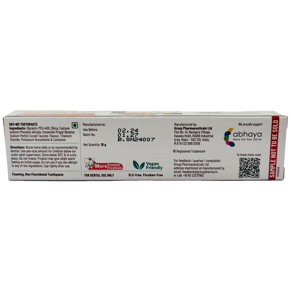 SHY-NM Toothpaste (Tooth Sensitivity)